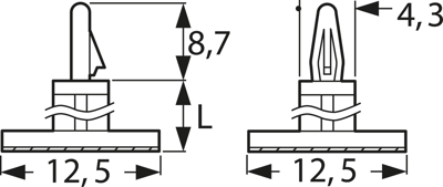 8139AA00AS fastpoint PCB Fasteners Image 2