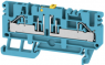 Isolating and measuring isolating terminal block, push-in connection, 0.5-4.0 mm², 23 A, 6 kV, blue, 1933970000