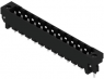 Pin header, 12 pole, pitch 5.08 mm, straight, black, 1838540000