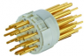 Plug contact insert, 16 pole, solder cup, straight, 09151192603