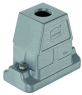 Grommet housing, size 10B, die-cast aluminum, M20, straight, screw locking, IP69/IPX9K/IP68/IP66, 19396100445