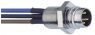 Plug, M8, 4 pole, solder connection, Snap-in/Screw locking, straight, 14515