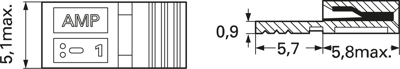 881545-1 AMP Short Circuit Connectors