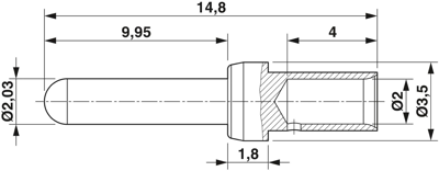 1241634 Phoenix Contact Crimp Contacts Image 2