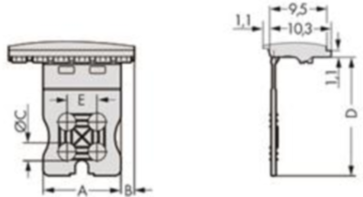 2091-1603 WAGO Terminals Accessories