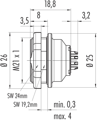 09 4836 80 12 binder Other Circular Connectors Image 2