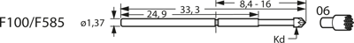 F10006B130G200 Feinmetall Contact Probes Image 3