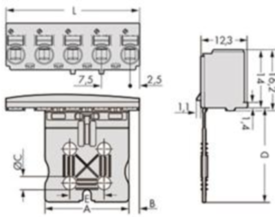 2092-3102 WAGO Connecting Blocks Image 2