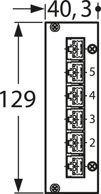 100006991 Telegärtner Connectin Modules, Patch Distributors Image 2