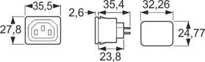 PX0695/15/63 BULGIN Device Connectors Image 2