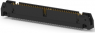 Pin header, 64 pole, pitch 2.54 mm, straight, black, 1-5102154-2