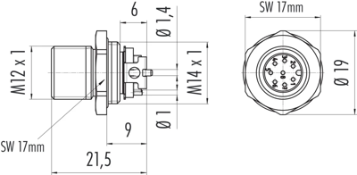 99 3481 351 08 binder Sensor-Actuator Connectors Image 2