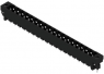 Pin header, 19 pole, pitch 5.08 mm, straight, black, 1838610000