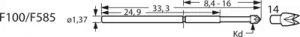 F10014B150G200 Feinmetall Contact Probes