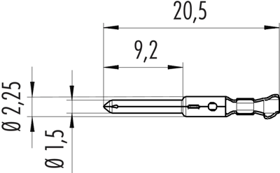 61 0795 098 00 binder Crimp Contacts Image 2