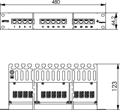 100007031 Telegärtner Connectin Modules, Patch Distributors Image 2