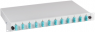 Splice box, 12 x 50/125 OM2, 6 x SC duplex, (W x H x D) 483 x 44.5 x 244 mm, gray, B70203.12