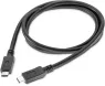 USB 3.1 adapter cable, USB plug type C to micro USB plug type B, 1 m, black