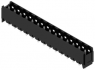 Pin header, 14 pole, pitch 5.08 mm, straight, black, 1149800000