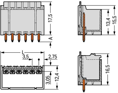 2091-1407 WAGO PCB Connection Systems Image 2