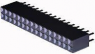 Socket header, 32 pole, pitch 2.54 mm, straight, black, 1-146762-8