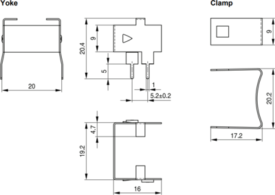 B65846S2000X000 EPCOS Accessories for Inductors