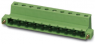 Pin header, 12 pole, pitch 7.62 mm, straight, green, 1858976
