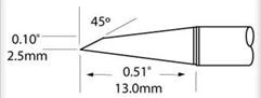 SFV-DRH20CP METCAL Soldering tips, desoldering tips and hot air nozzles