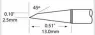 SCV-DRH20CP METCAL Soldering tips, desoldering tips and hot air nozzles