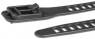 Cable tie, releasable, thermoplastic polyurethane, (L x W) 180 x 7 mm, bundle-Ø 10 to 45 mm, black, -40 to 85 °C