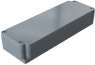 Aluminum enclosure, (L x W x H) 185 x 64 x 34 mm, gray (RAL 7001), IP66, 010619000