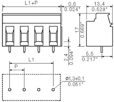 1594440000 Weidmüller PCB Terminal Blocks Image 2