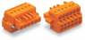 Socket header, 6 pole, pitch 5.08 mm, angled, orange, 231-2306/107-000