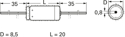 MAL202138101E3 Vishay Electrolytic Capacitors Image 2