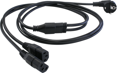 VII-H05F3G1/1,7M-AT-2XH05F3G1-C13/0,65M FELLER Power Cords Image 4