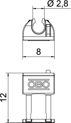 2003854 OBO Bettermann Flush-mounted Boxes, Junction Boxes Image 3