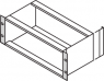 EuropacPRO 19" Bracket for Stainless Steel Gasket,Type F, 3 U