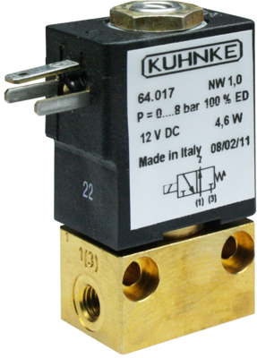 64.017 24V DC Kendrion Kuhnke Valves Image 1