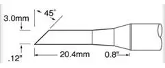 SCV-DRH430AR METCAL Soldering tips, desoldering tips and hot air nozzles