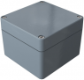 Polyester enclosure, (L x W x H) 122 x 120 x 91 mm, gray (RAL 7000), IP66, 021212090