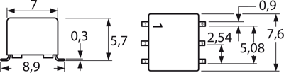 B78304B1032A003 EPCOS Coupled Inductors Image 2