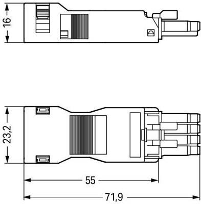 890-104 WAGO Device Connectors Image 2