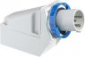 CEE wall plug, 3 pole, 125 A/200-250 V, blue, 6 h, IP67, 81590