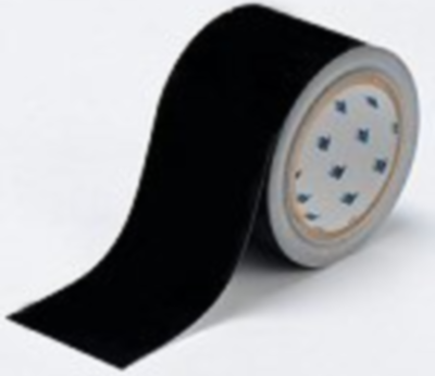 BLACK FLOOR TAPE 76,2 X 30 Brady Inspection labels, plates and tapes