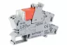 Relay module, Uin 48 VDC, 1 changeover contact, 16A, Red status, Module width 15 mm, 2,50 mm², gray