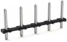 Pin header, 2 pole, pitch 7.5 mm, straight, black, 2092-3702/200-000