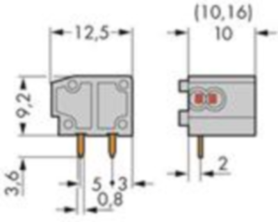 235-851 WAGO PCB Terminal Blocks Image 2