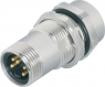 Adapter, 7/8 (5 pole, plug) to 7/8 (5 pole, socket), straight, 09 2472 00 05