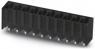 Pin header, 10 pole, pitch 3.5 mm, straight, black, 1780367