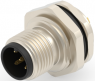 Circular connector, 5 pole, solder cup, screw locking, straight, T4130012051-000